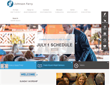 Tablet Screenshot of johnsonferry.org